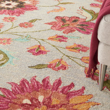 Load image into Gallery viewer, Nourison Bahari 8&#39; x 10&#39; Area Rug BAH04 Grey/Multi
