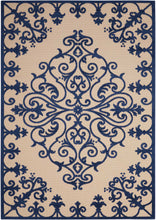 Load image into Gallery viewer, Nourison Aloha ALH12 Navy 10&#39;x13&#39; Oversized Indoor-outdoor Rug ALH12 Navy
