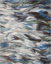 Load image into Gallery viewer, Nourison Chroma CRM01 Charcoal and Blue 9&#39;x12&#39; Oversized Rug CRM01 Aegean
