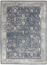 Load image into Gallery viewer, Malta by kathy ireland Home MAI12 Navy/Ivory 8&#39;x11&#39; Area Rug MAI12 Navy/Ivory
