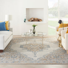 Load image into Gallery viewer, Nourison Concerto 10&#39; x 14&#39; Area Rug CNC09 Grey/Light Blue
