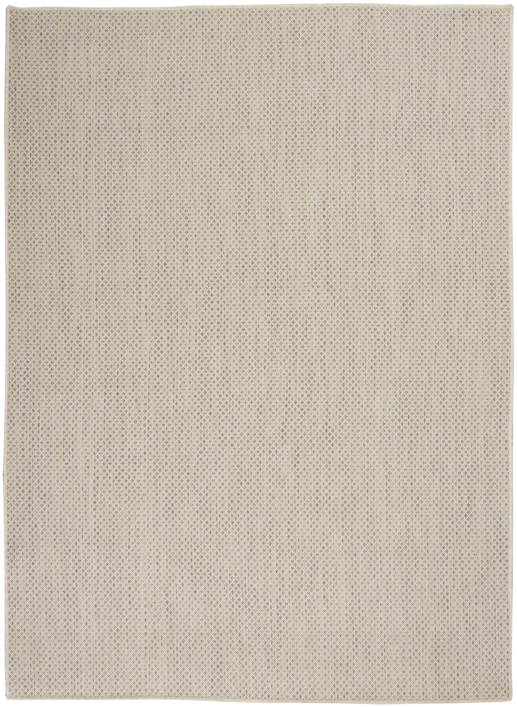 Nourison Courtyard 6'x9' Ivory Silver Area Rug COU01 Ivory Silver