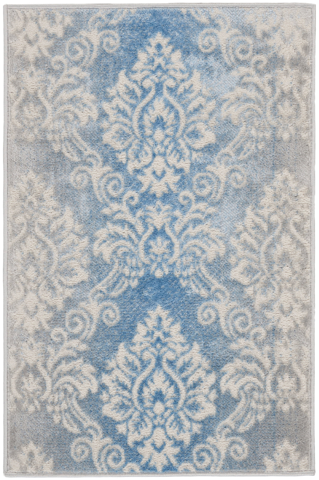 Nourison Elation 2' x 3' Area Rug ETN03 Ivory Blue