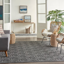 Load image into Gallery viewer, Nourison Cozumel 8&#39; x 10&#39; Area Rug CZM01 Dark Grey
