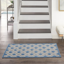 Load image into Gallery viewer, Nourison Aloha 3&#39; x 4&#39; Area Rug ALH26 Blue/Grey
